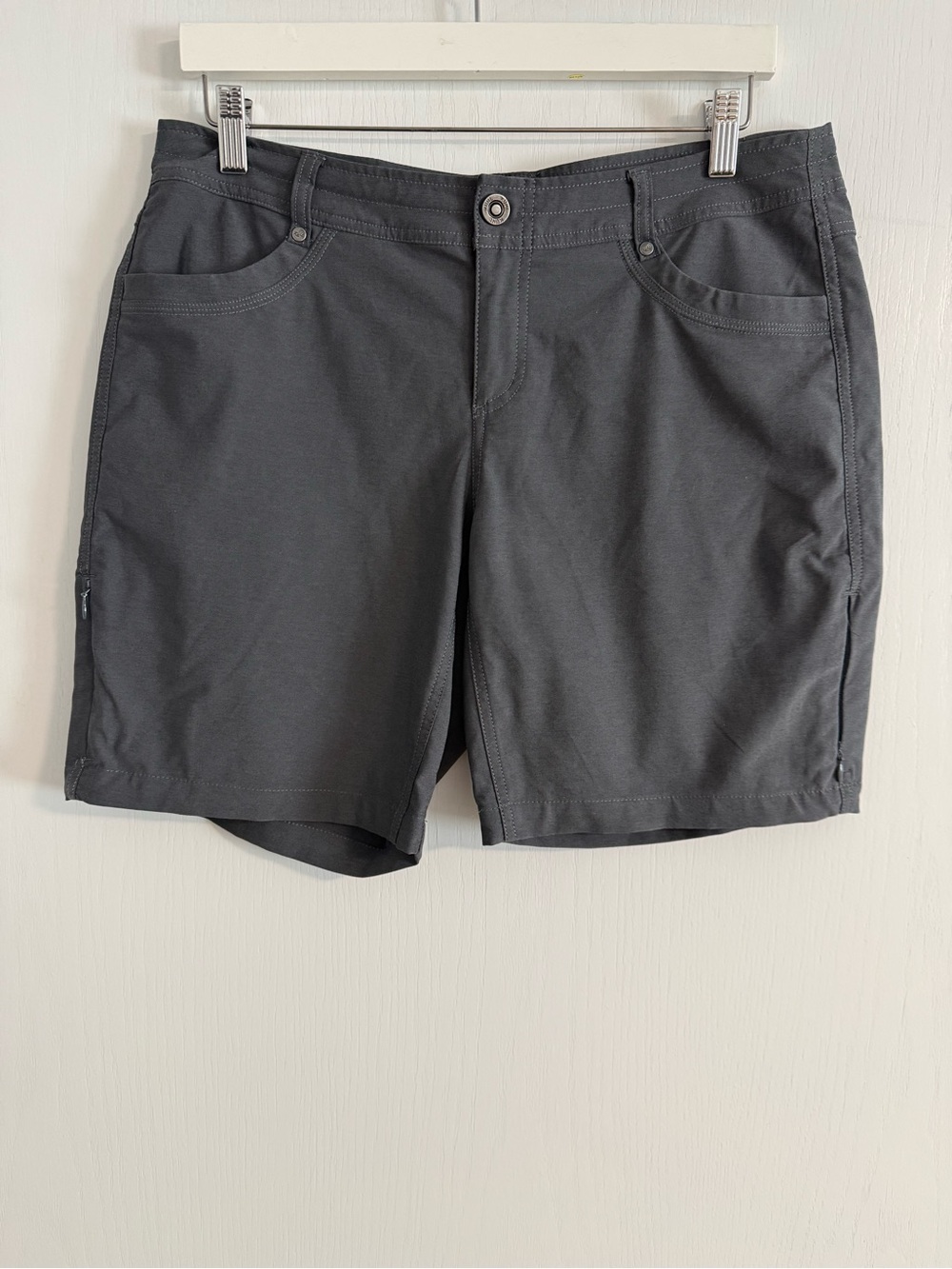 Kuhl Women's gray hiking shorts size 12 outdoor trekking performance